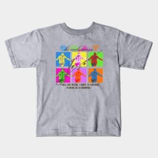 Messi Pop Art Style Light Vintage Look Kids T-Shirt